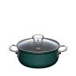 Preview: Riess Kasserolle mit Glasdeckel, Nouvelle Teal